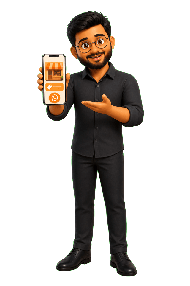 Host showing a free shop listing on a phone