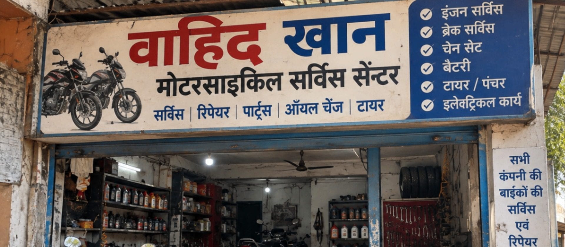 🏍️ वाहिद खान मोटरसाइकिल सर्विस सेंटर reel